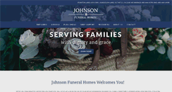 Desktop Screenshot of johnsonfuneralhomes.net